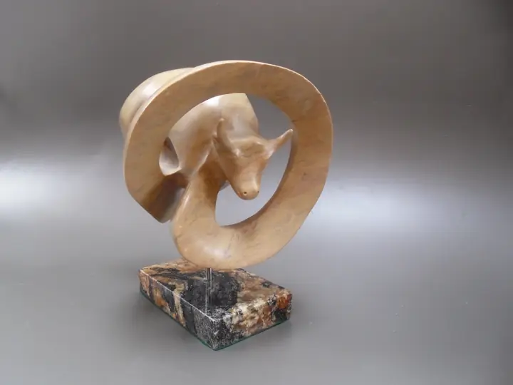 Lehr Legacy, stone sculpture by Mel Derzaph