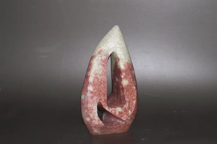 Sail Away, stone sculpture by Mel Derzaph